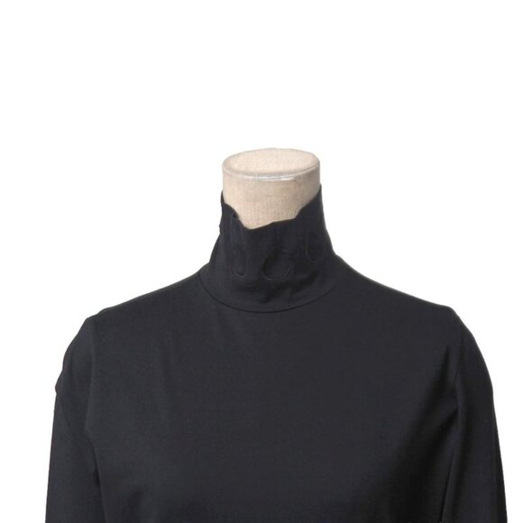 Gucci Vintage M Jersey High Neck Long Sleeve Hat Black main image 9